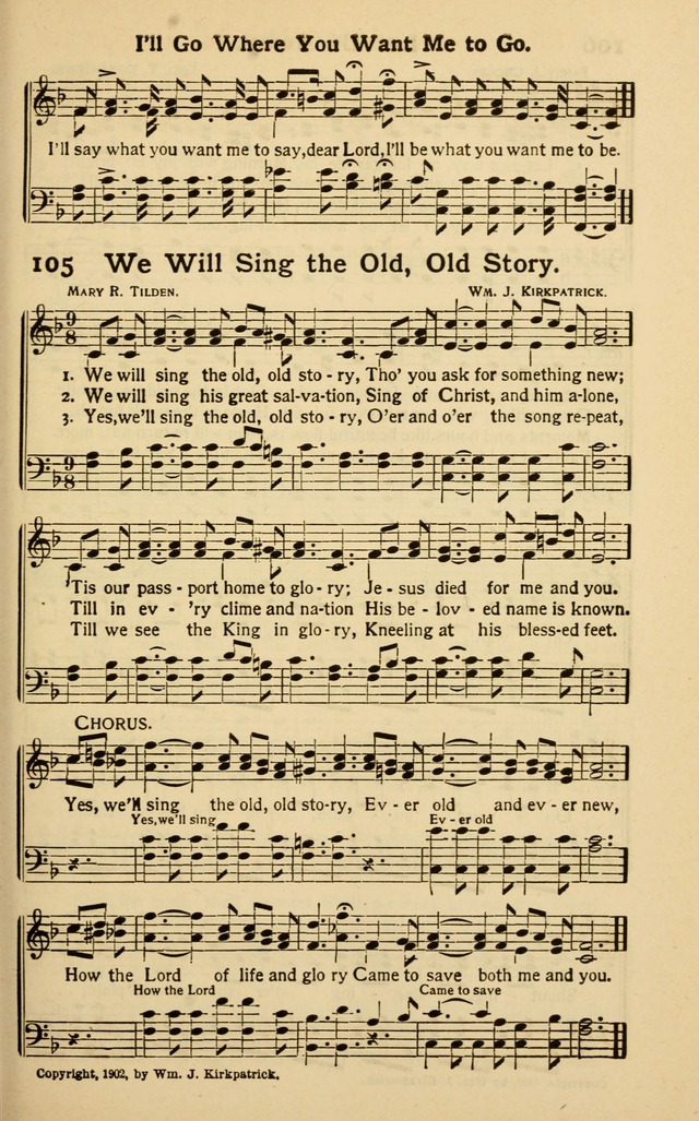 Pentecostal Hymns Nos. 3 and 4 Combined page 105