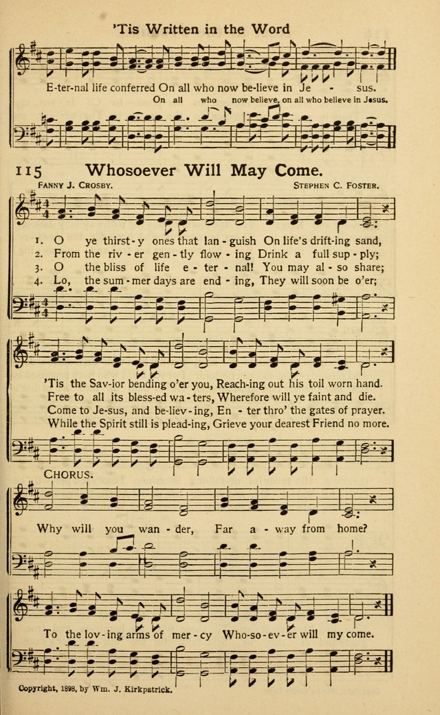 Pentecostal Hymns Nos. 3 and 4 Combined page 115