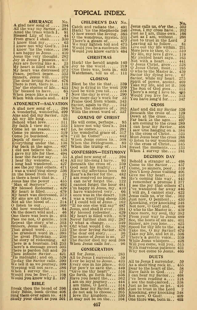 Pentecostal Hymns Nos. 3 and 4 Combined page 465