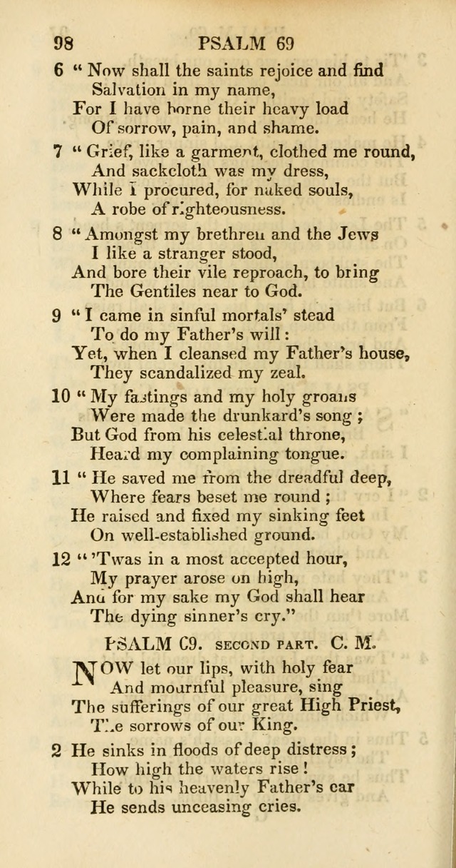 Psalms and Hymns Adapted to Public Worship, and Approved by the General Assembly of the Presbyterian Church in the United States of America page 100