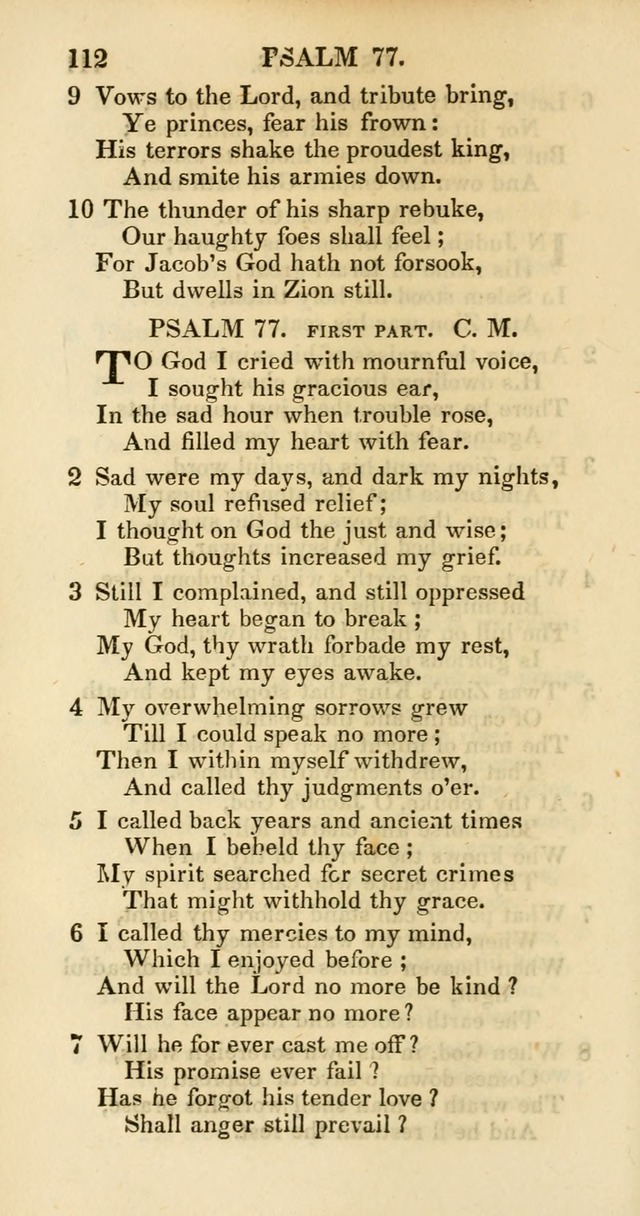 Psalms and Hymns Adapted to Public Worship, and Approved by the General Assembly of the Presbyterian Church in the United States of America page 114