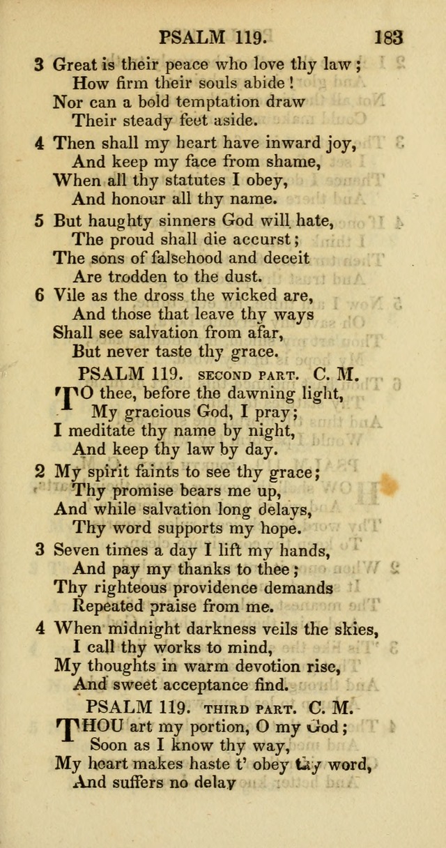 Psalms and Hymns Adapted to Public Worship, and Approved by the General Assembly of the Presbyterian Church in the United States of America page 185