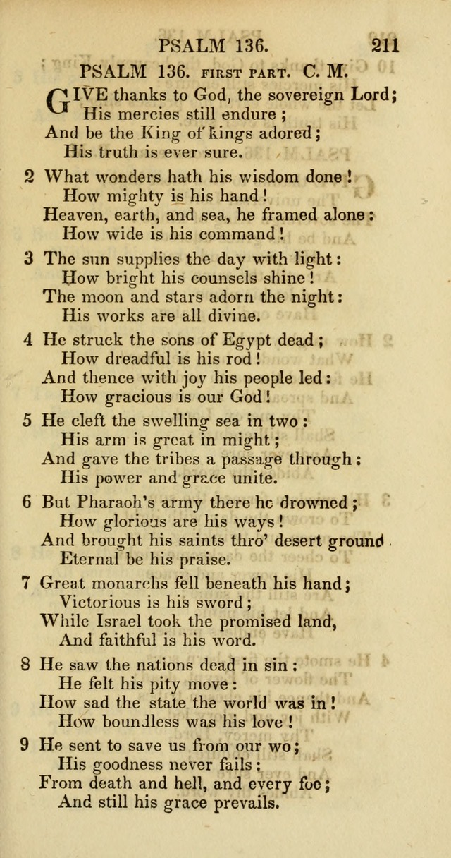 Psalms and Hymns Adapted to Public Worship, and Approved by the General Assembly of the Presbyterian Church in the United States of America page 213