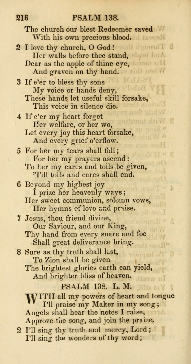 Psalms and Hymns Adapted to Public Worship, and Approved by the General Assembly of the Presbyterian Church in the United States of America page 218