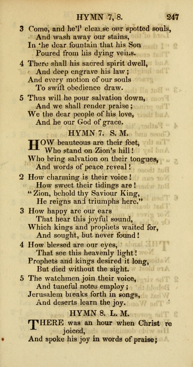 Psalms and Hymns Adapted to Public Worship, and Approved by the General Assembly of the Presbyterian Church in the United States of America page 249