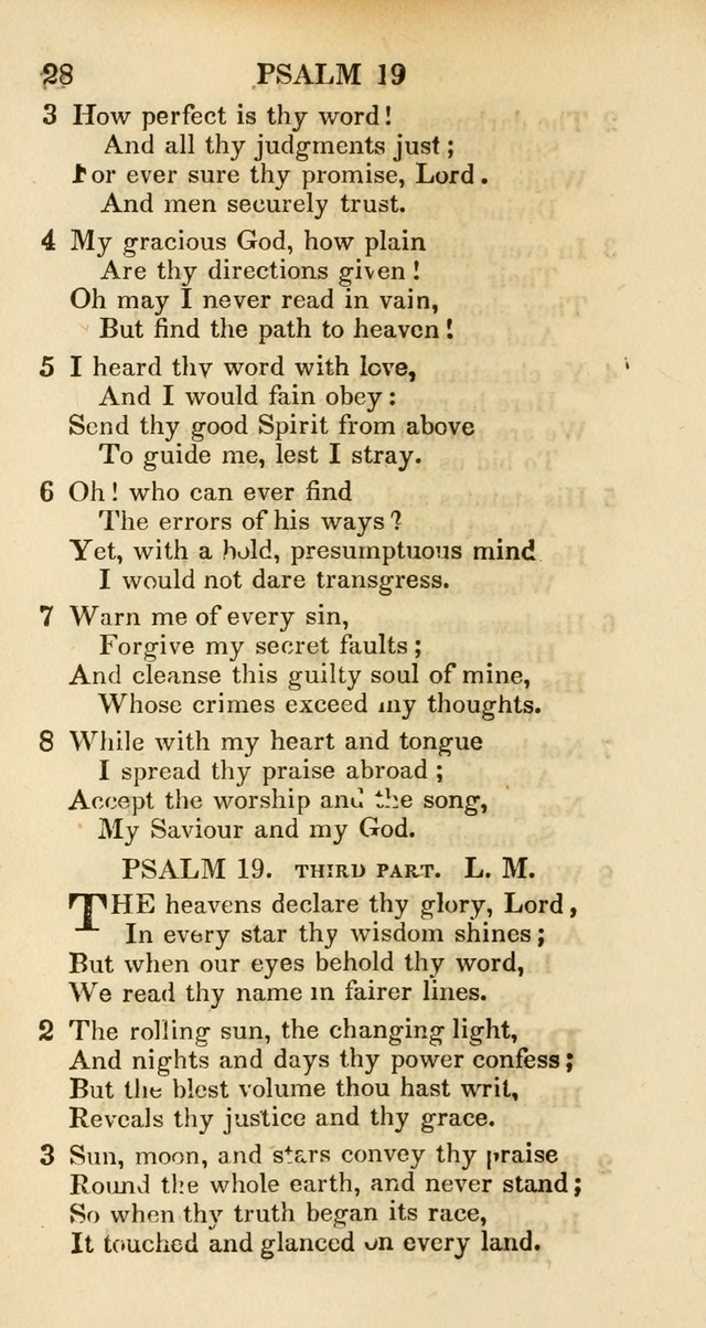 Psalms and Hymns Adapted to Public Worship, and Approved by the General Assembly of the Presbyterian Church in the United States of America page 28