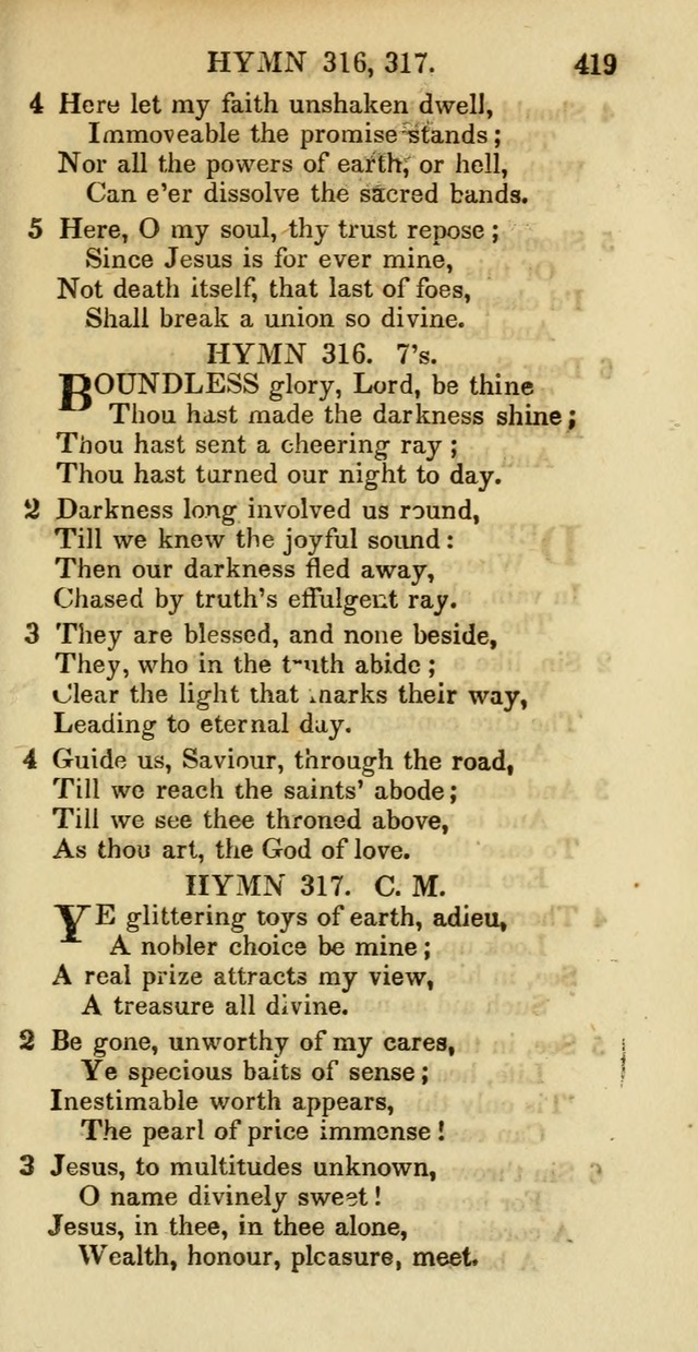 Psalms and Hymns Adapted to Public Worship, and Approved by the General Assembly of the Presbyterian Church in the United States of America page 421