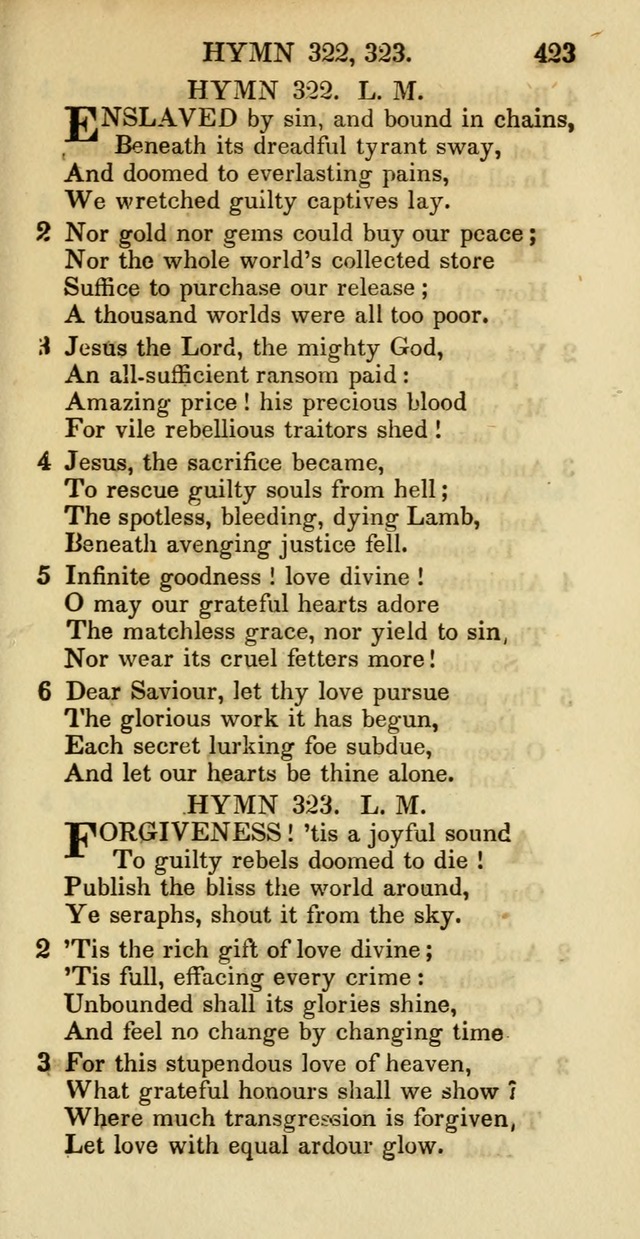 Psalms and Hymns Adapted to Public Worship, and Approved by the General Assembly of the Presbyterian Church in the United States of America page 425