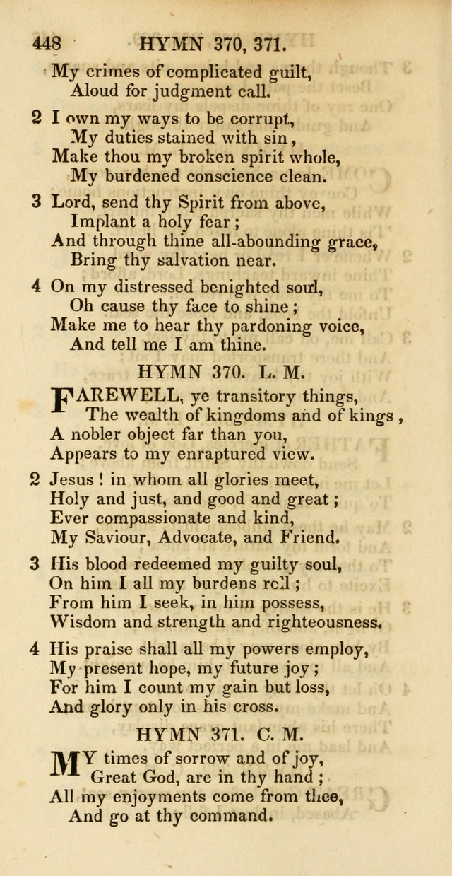 Psalms and Hymns Adapted to Public Worship, and Approved by the General Assembly of the Presbyterian Church in the United States of America page 450