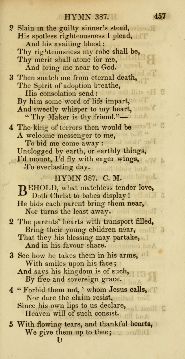 Psalms and Hymns Adapted to Public Worship, and Approved by the General Assembly of the Presbyterian Church in the United States of America page 459