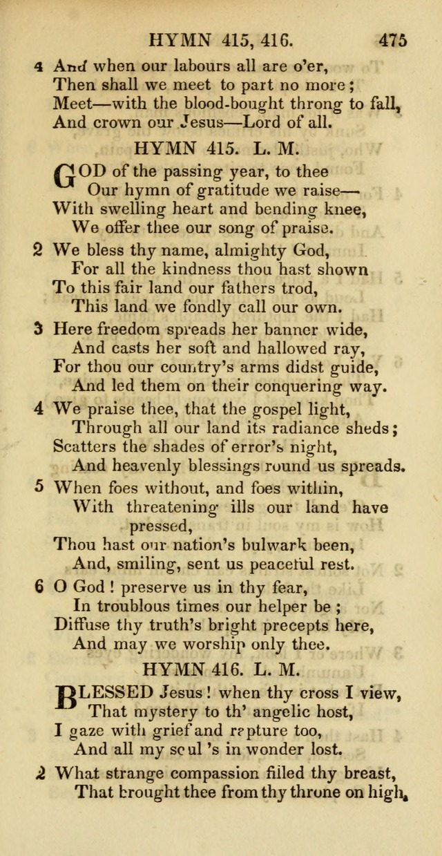 Psalms and Hymns Adapted to Public Worship, and Approved by the General Assembly of the Presbyterian Church in the United States of America page 477