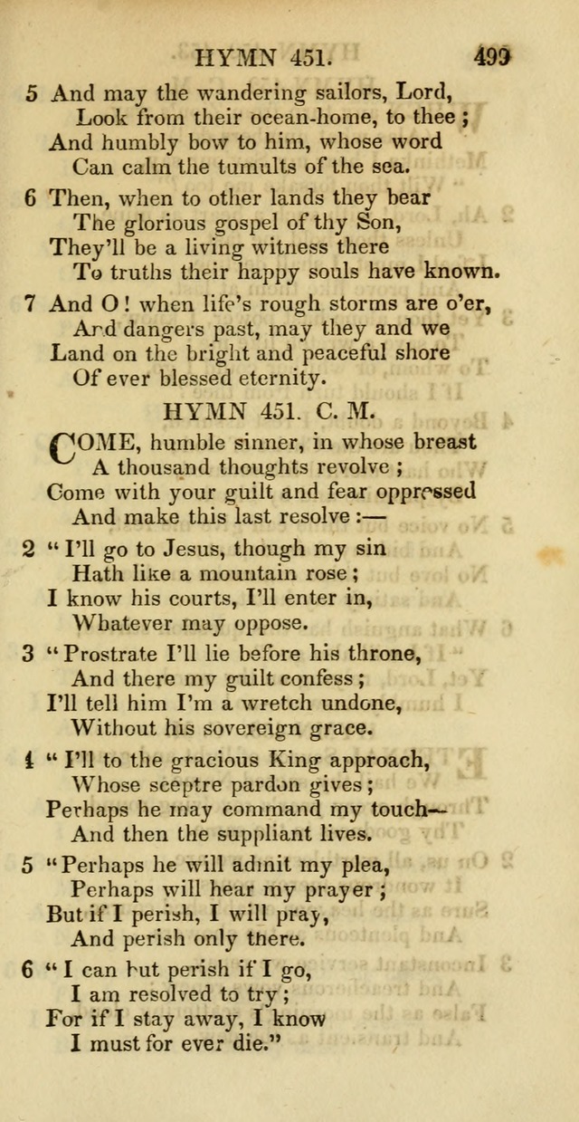 Psalms and Hymns Adapted to Public Worship, and Approved by the General Assembly of the Presbyterian Church in the United States of America page 501