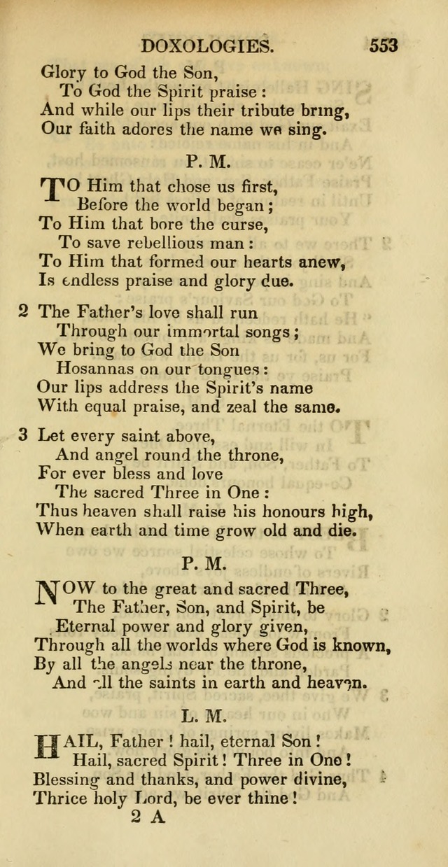 Psalms and Hymns Adapted to Public Worship, and Approved by the General Assembly of the Presbyterian Church in the United States of America page 555