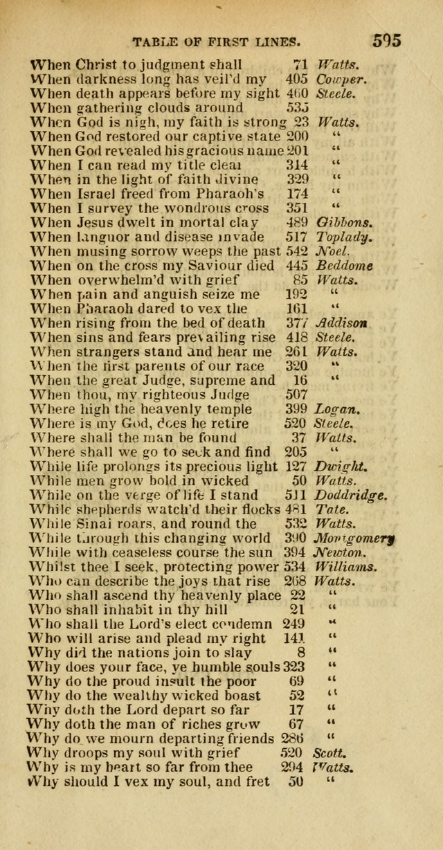 Psalms and Hymns Adapted to Public Worship, and Approved by the General Assembly of the Presbyterian Church in the United States of America page 597