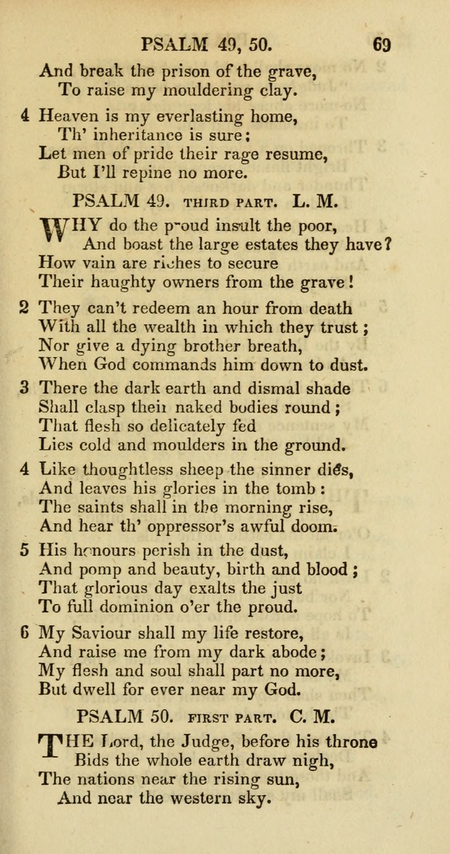 Psalms and Hymns Adapted to Public Worship, and Approved by the General Assembly of the Presbyterian Church in the United States of America page 71