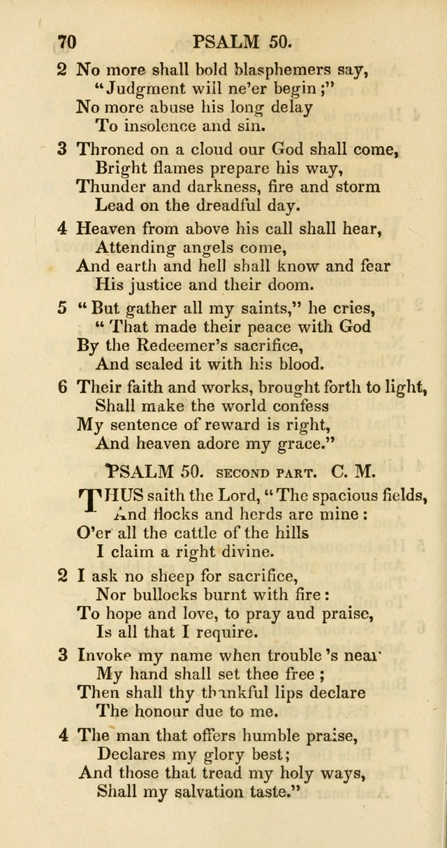 Psalms and Hymns Adapted to Public Worship, and Approved by the General Assembly of the Presbyterian Church in the United States of America page 72