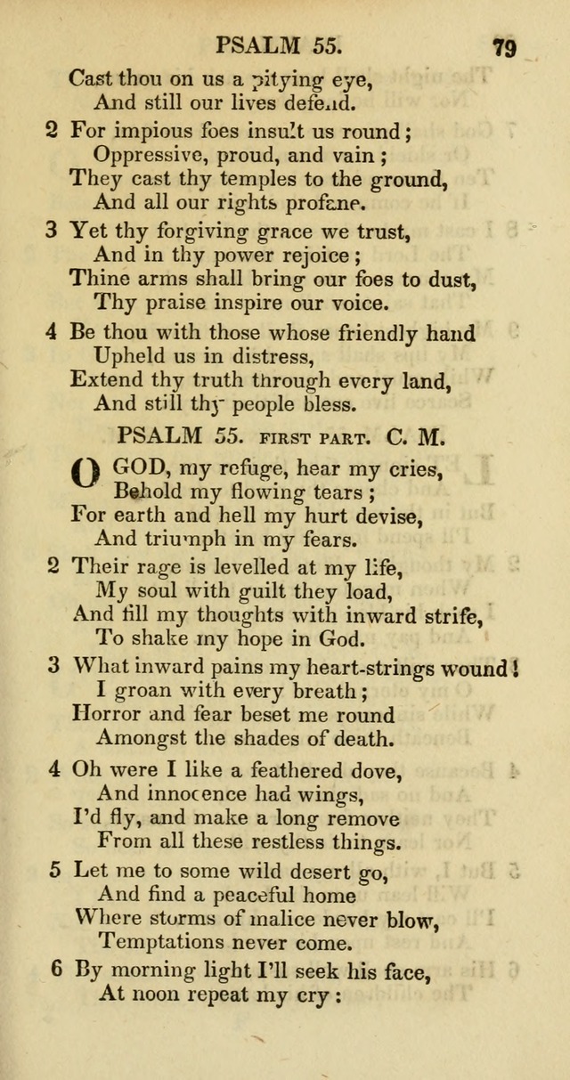 Psalms and Hymns Adapted to Public Worship, and Approved by the General Assembly of the Presbyterian Church in the United States of America page 81