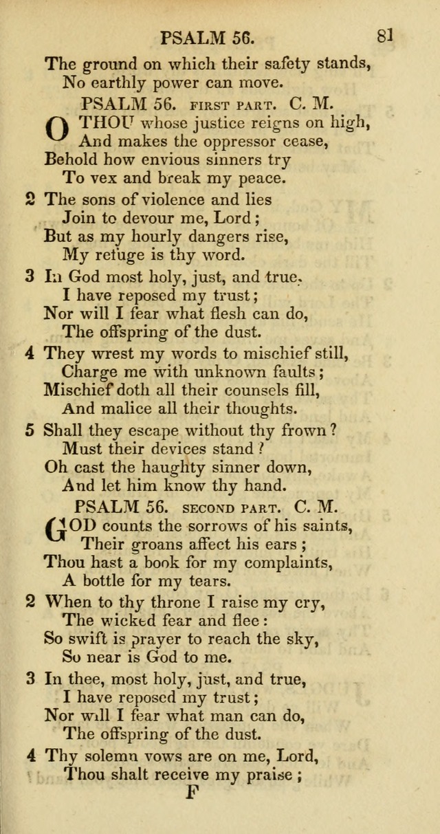 Psalms and Hymns Adapted to Public Worship, and Approved by the General Assembly of the Presbyterian Church in the United States of America page 83