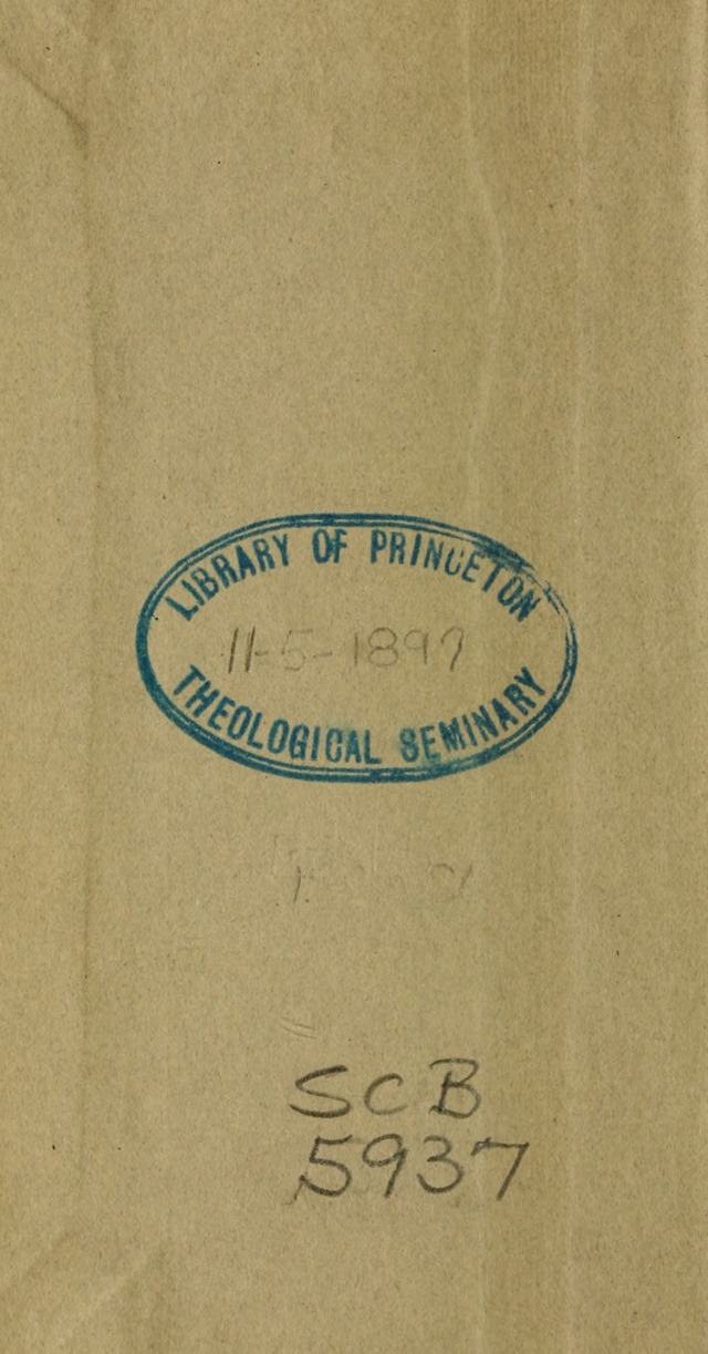 Psalms and Hymns Adapted to Public Worship, and Approved by the General Assembly of the Presbyterian Church in the United States of America page ii