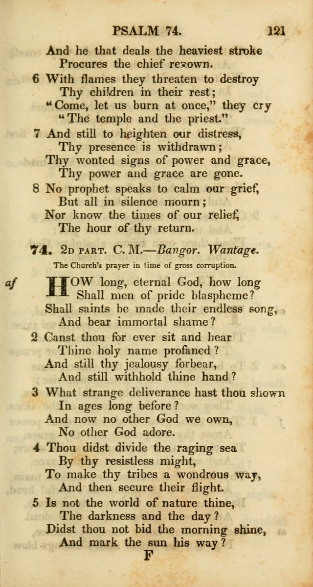 Psalms and Hymns, Adapted to Public Worship: and approved by the General Assembly of the Presbyterian Church in the United States of America: the latter being arranged according to subjects... page 121