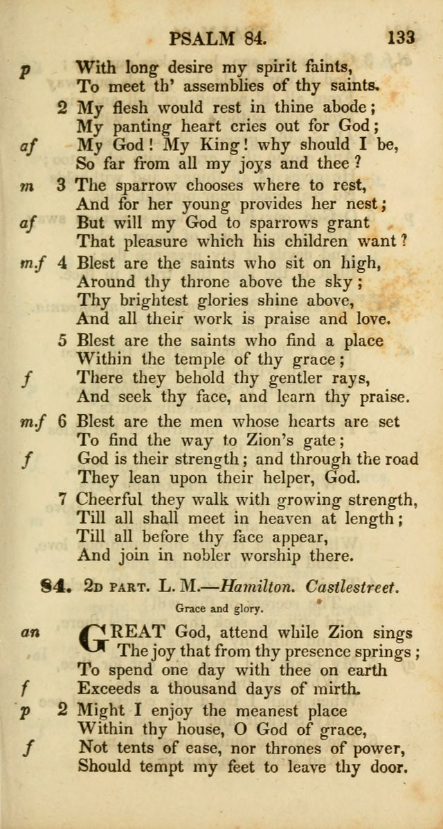 Psalms and Hymns, Adapted to Public Worship: and approved by the General Assembly of the Presbyterian Church in the United States of America: the latter being arranged according to subjects... page 133