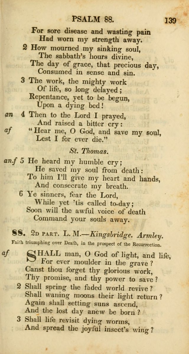 Psalms and Hymns, Adapted to Public Worship: and approved by the General Assembly of the Presbyterian Church in the United States of America: the latter being arranged according to subjects... page 139