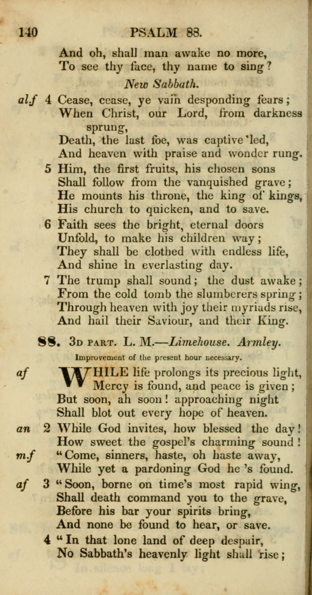 Psalms and Hymns, Adapted to Public Worship: and approved by the General Assembly of the Presbyterian Church in the United States of America: the latter being arranged according to subjects... page 140