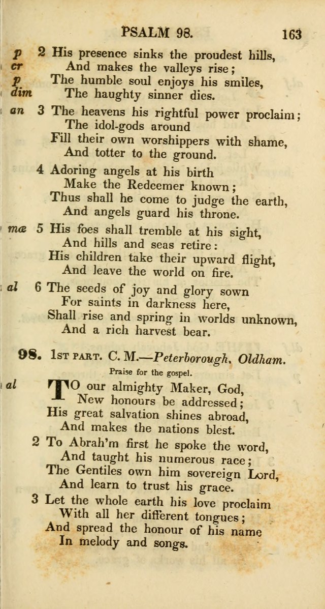 Psalms and Hymns, Adapted to Public Worship: and approved by the General Assembly of the Presbyterian Church in the United States of America: the latter being arranged according to subjects... page 163