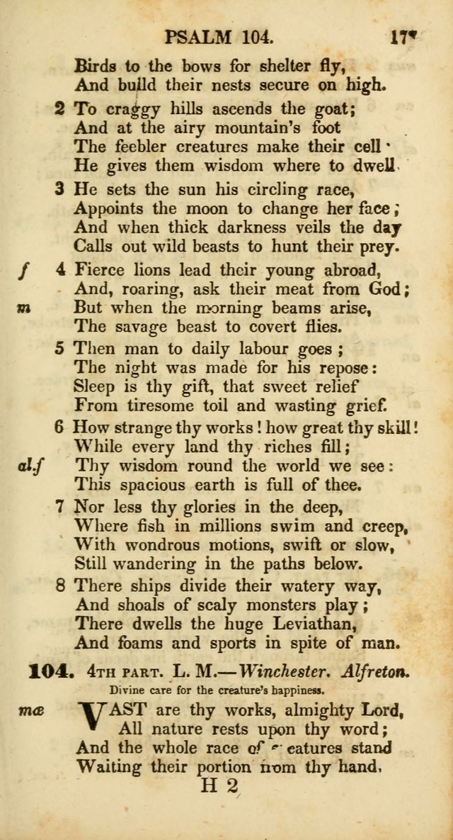 Psalms and Hymns, Adapted to Public Worship: and approved by the General Assembly of the Presbyterian Church in the United States of America: the latter being arranged according to subjects... page 177