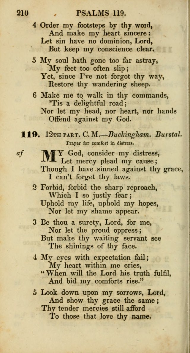 Psalms and Hymns, Adapted to Public Worship: and approved by the General Assembly of the Presbyterian Church in the United States of America: the latter being arranged according to subjects... page 210