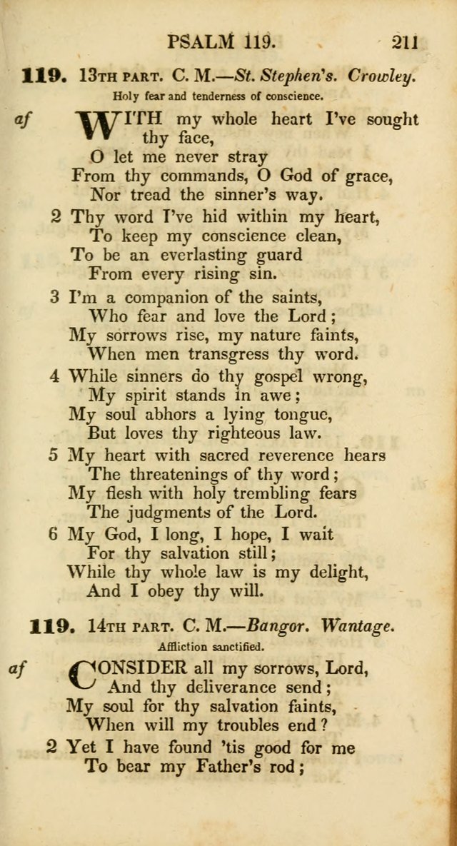 Psalms and Hymns, Adapted to Public Worship: and approved by the General Assembly of the Presbyterian Church in the United States of America: the latter being arranged according to subjects... page 211