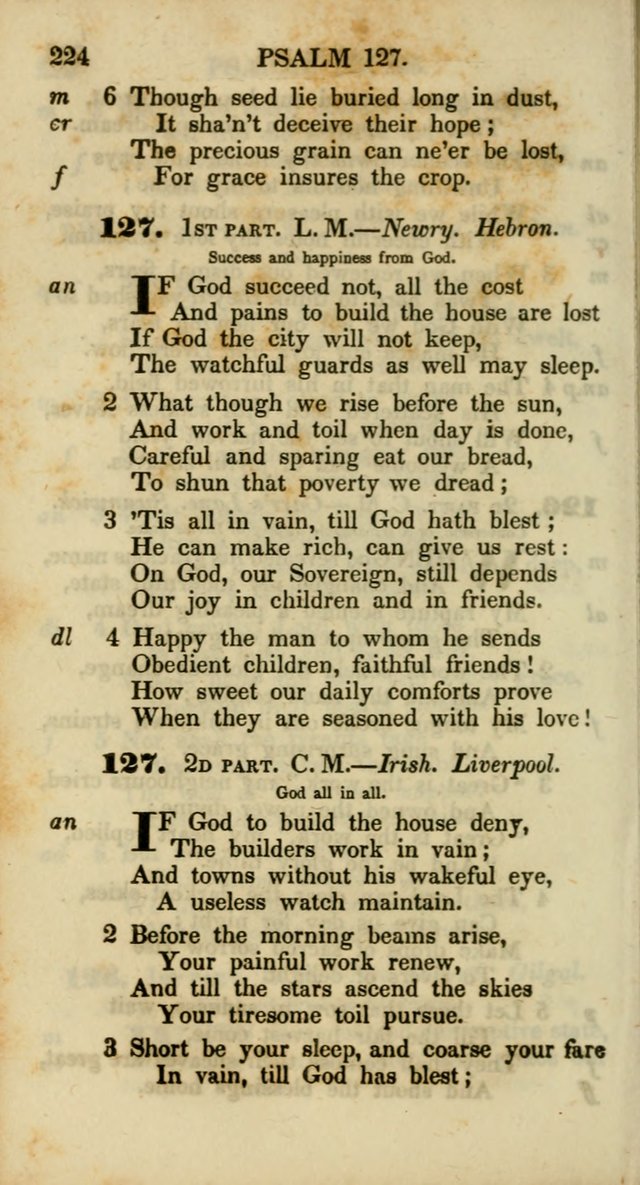 Psalms and Hymns, Adapted to Public Worship: and approved by the General Assembly of the Presbyterian Church in the United States of America: the latter being arranged according to subjects... page 224