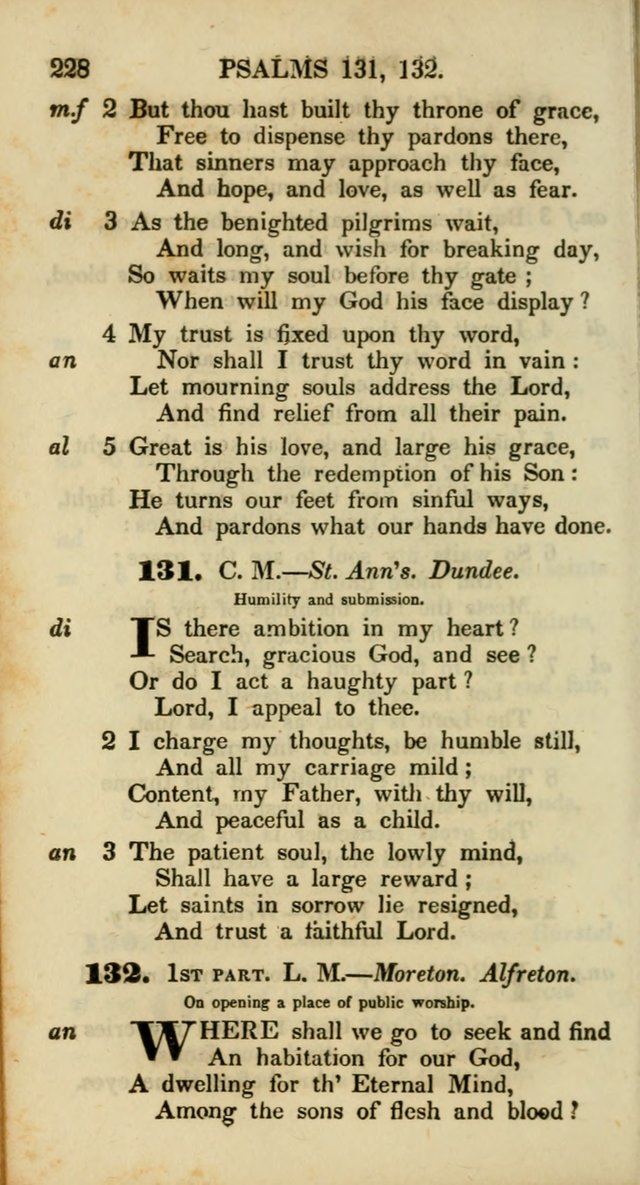 Psalms and Hymns, Adapted to Public Worship: and approved by the General Assembly of the Presbyterian Church in the United States of America: the latter being arranged according to subjects... page 228