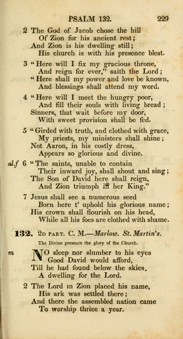 Psalms and Hymns, Adapted to Public Worship: and approved by the General Assembly of the Presbyterian Church in the United States of America: the latter being arranged according to subjects... page 229