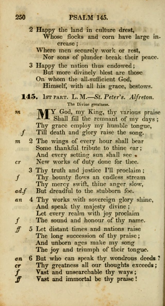 Psalms and Hymns, Adapted to Public Worship: and approved by the General Assembly of the Presbyterian Church in the United States of America: the latter being arranged according to subjects... page 250