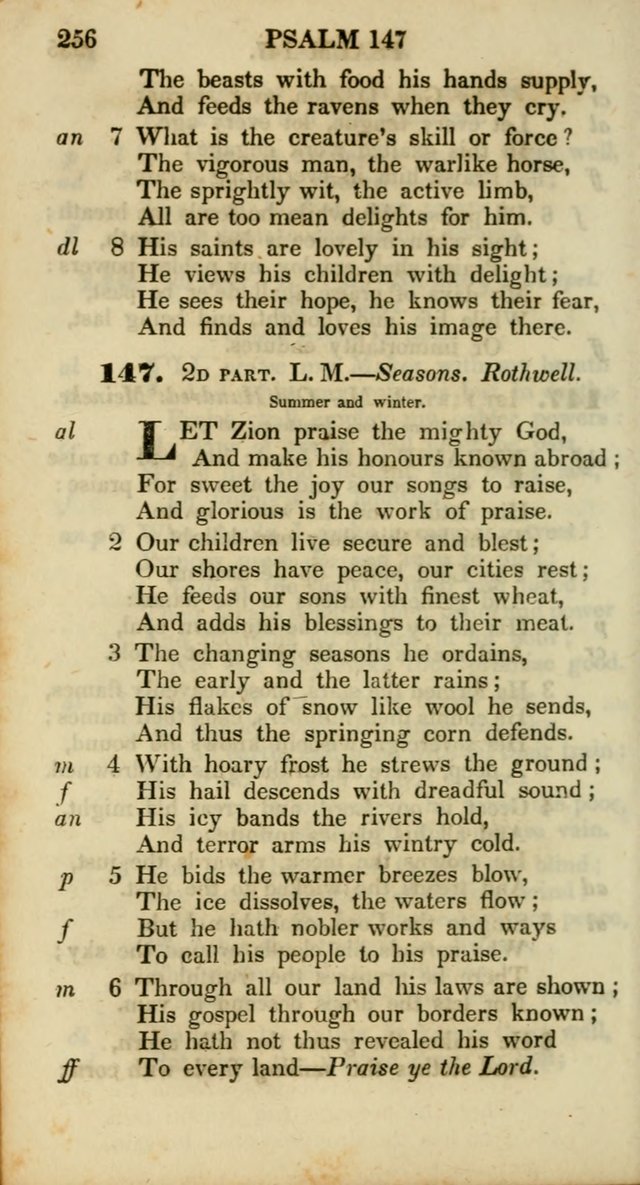 Psalms and Hymns, Adapted to Public Worship: and approved by the General Assembly of the Presbyterian Church in the United States of America: the latter being arranged according to subjects... page 256