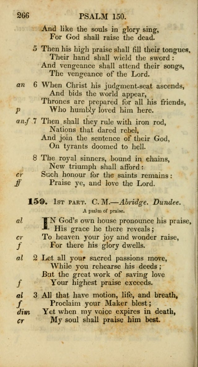 Psalms and Hymns, Adapted to Public Worship: and approved by the General Assembly of the Presbyterian Church in the United States of America: the latter being arranged according to subjects... page 266