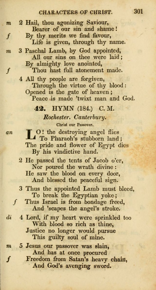 Psalms and Hymns, Adapted to Public Worship: and approved by the General Assembly of the Presbyterian Church in the United States of America: the latter being arranged according to subjects... page 301