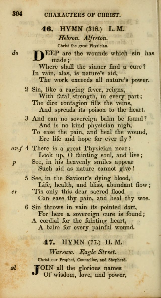 Psalms and Hymns, Adapted to Public Worship: and approved by the General Assembly of the Presbyterian Church in the United States of America: the latter being arranged according to subjects... page 304