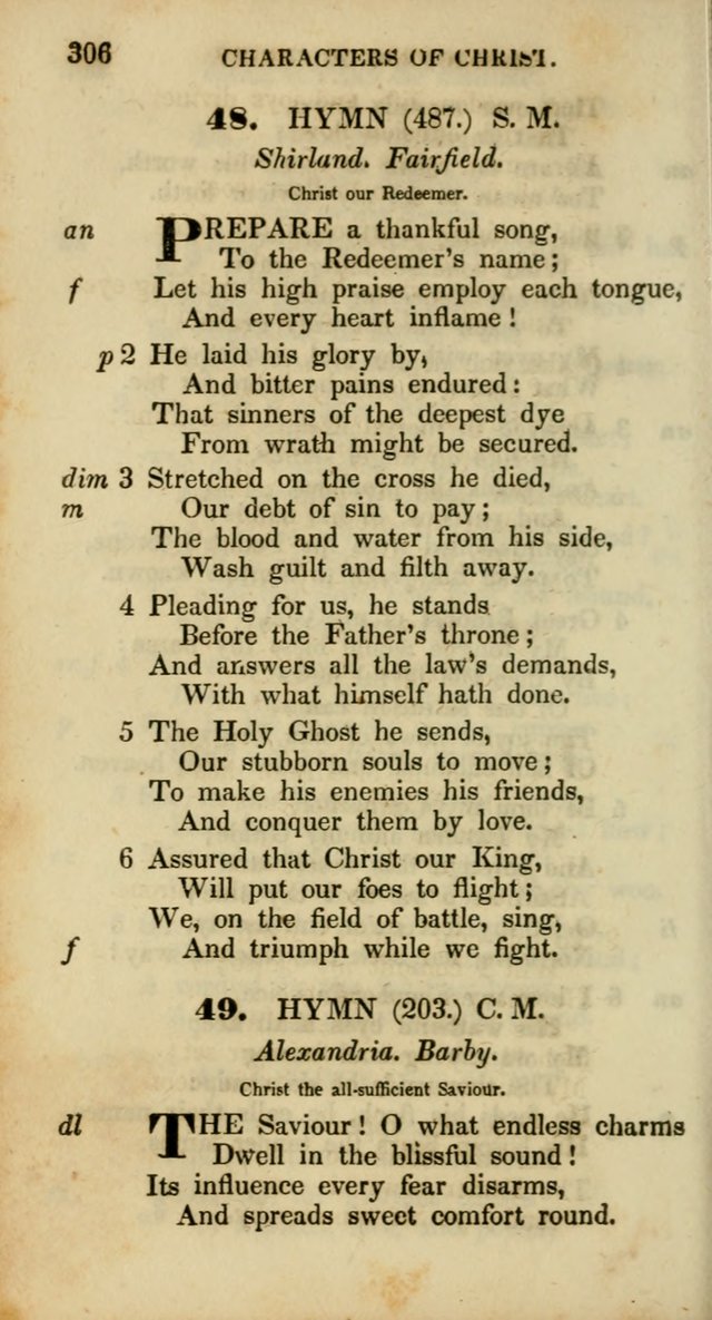 Psalms and Hymns, Adapted to Public Worship: and approved by the General Assembly of the Presbyterian Church in the United States of America: the latter being arranged according to subjects... page 306