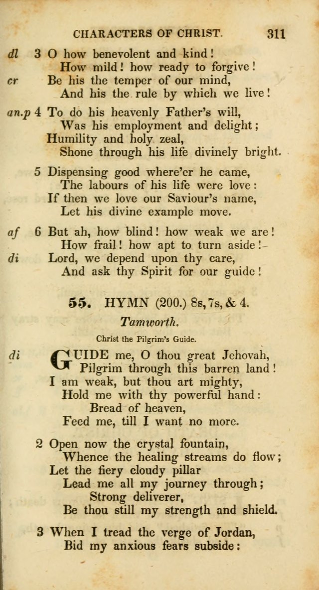 Psalms and Hymns, Adapted to Public Worship: and approved by the General Assembly of the Presbyterian Church in the United States of America: the latter being arranged according to subjects... page 311