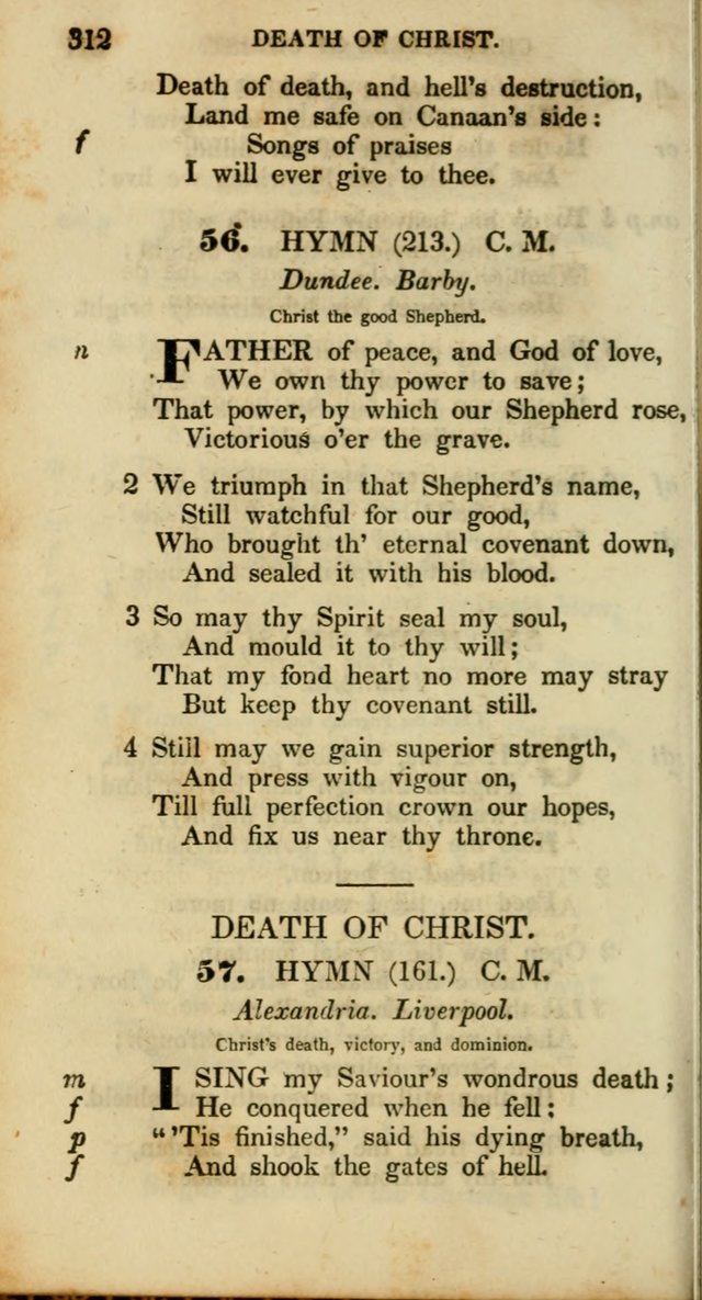 Psalms and Hymns, Adapted to Public Worship: and approved by the General Assembly of the Presbyterian Church in the United States of America: the latter being arranged according to subjects... page 312