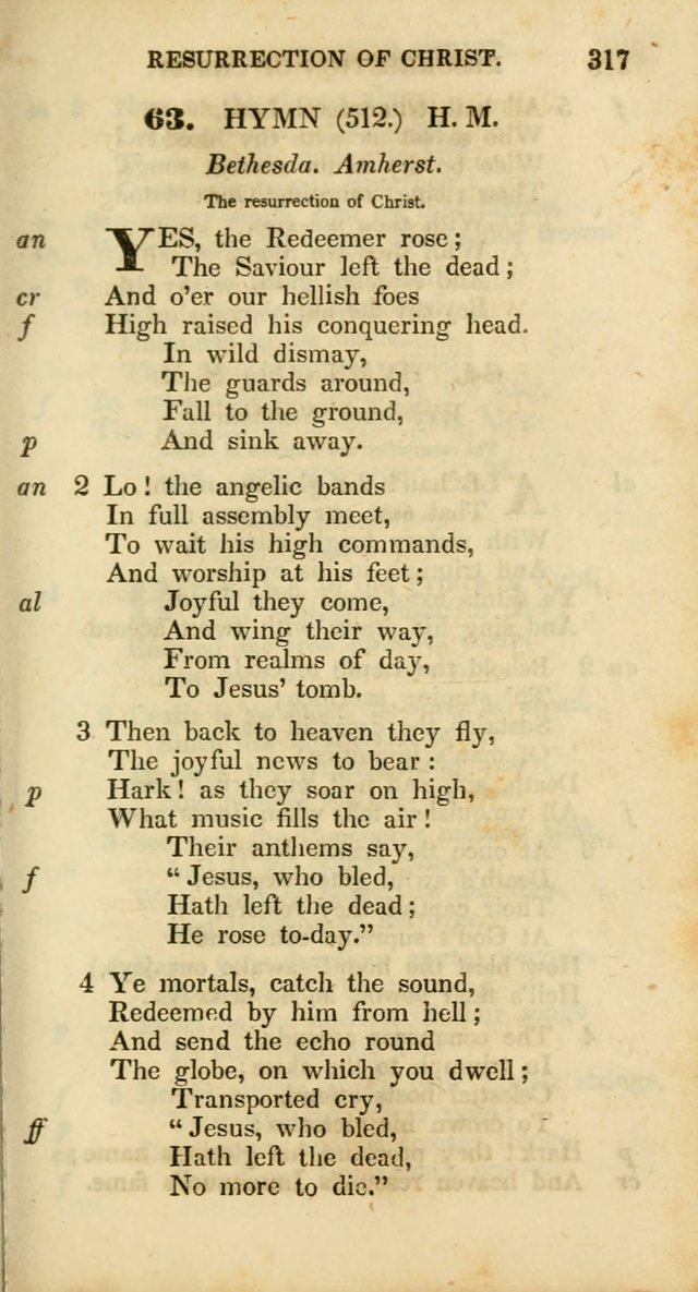 Psalms and Hymns, Adapted to Public Worship: and approved by the General Assembly of the Presbyterian Church in the United States of America: the latter being arranged according to subjects... page 317