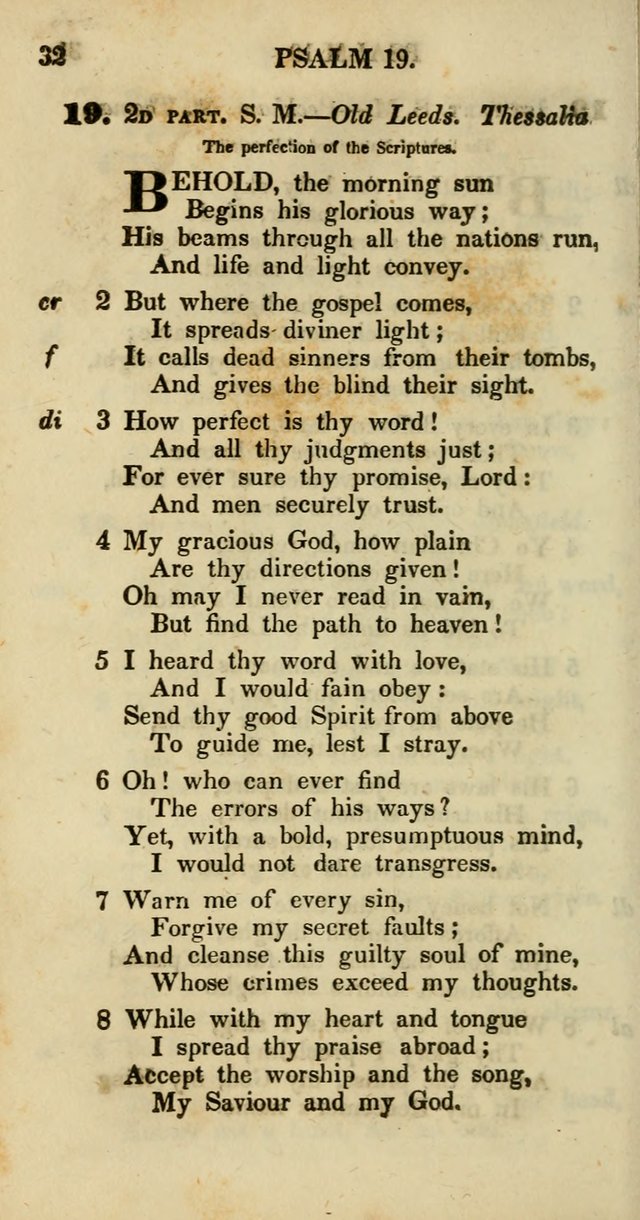 Psalms and Hymns, Adapted to Public Worship: and approved by the General Assembly of the Presbyterian Church in the United States of America: the latter being arranged according to subjects... page 32