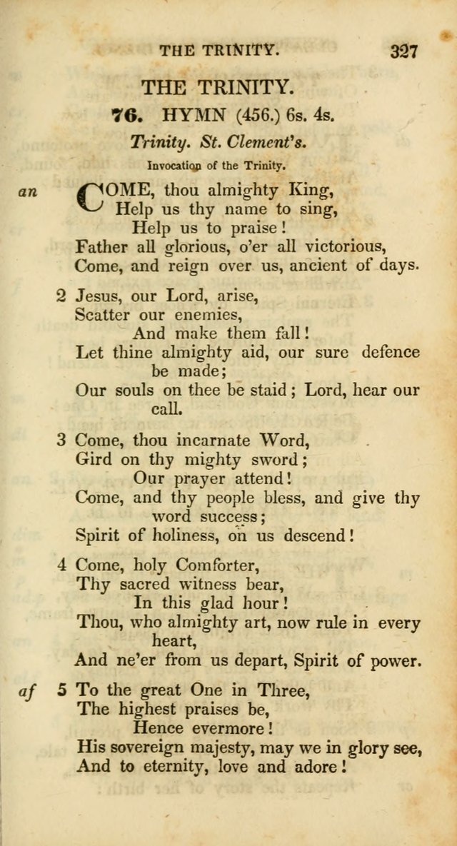 Psalms and Hymns, Adapted to Public Worship: and approved by the General Assembly of the Presbyterian Church in the United States of America: the latter being arranged according to subjects... page 327