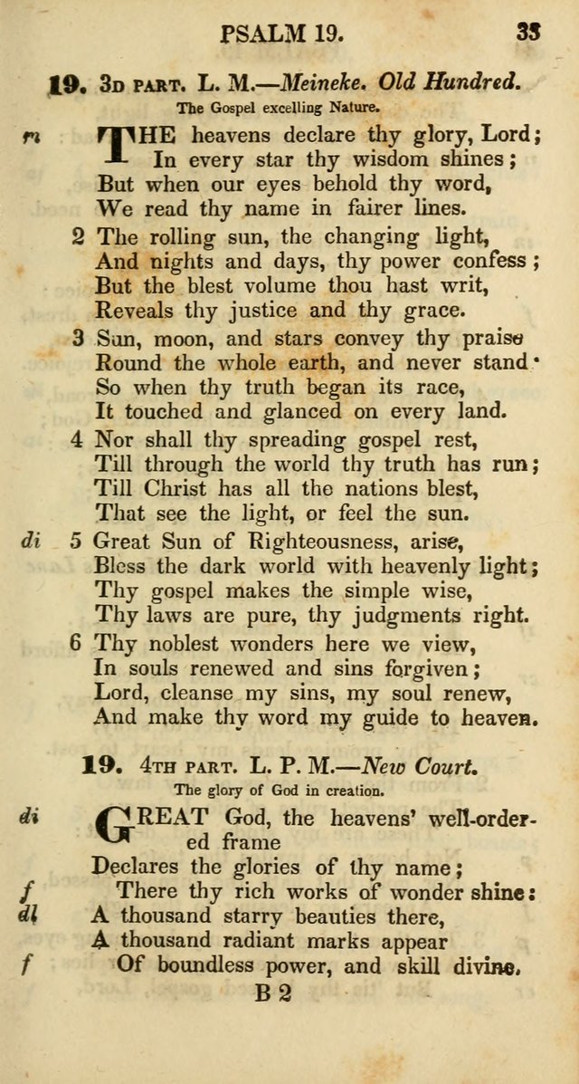 Psalms and Hymns, Adapted to Public Worship: and approved by the General Assembly of the Presbyterian Church in the United States of America: the latter being arranged according to subjects... page 33