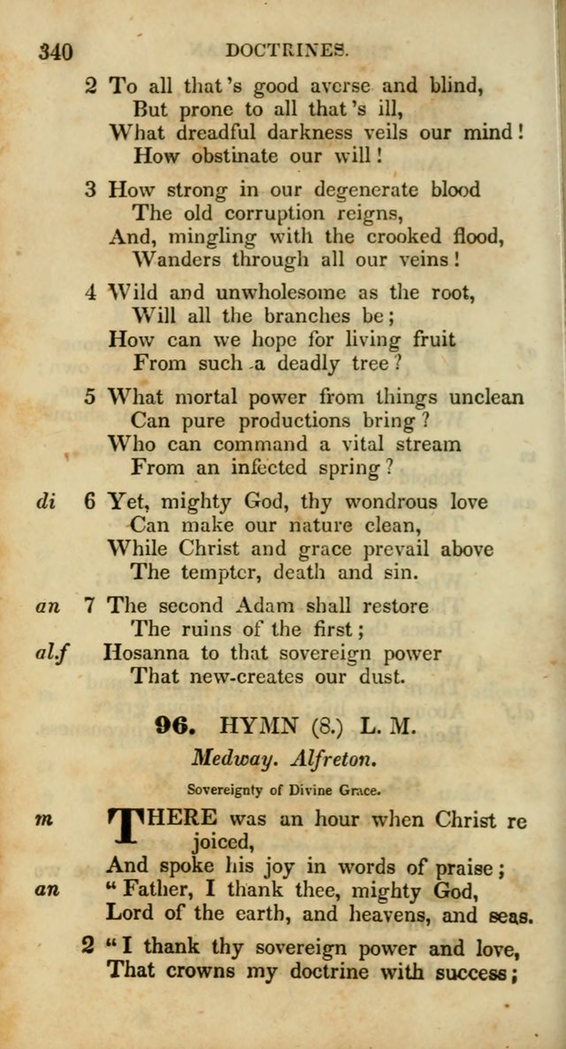 Psalms and Hymns, Adapted to Public Worship: and approved by the General Assembly of the Presbyterian Church in the United States of America: the latter being arranged according to subjects... page 340