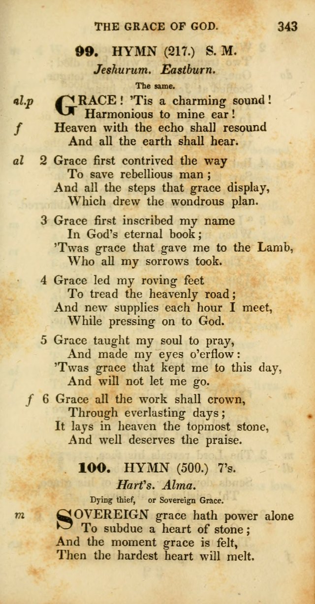 Psalms and Hymns, Adapted to Public Worship: and approved by the General Assembly of the Presbyterian Church in the United States of America: the latter being arranged according to subjects... page 343