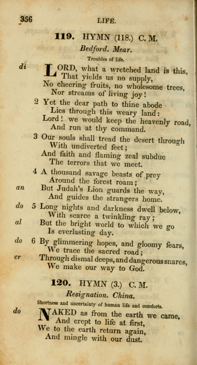 Psalms and Hymns, Adapted to Public Worship: and approved by the General Assembly of the Presbyterian Church in the United States of America: the latter being arranged according to subjects... page 356