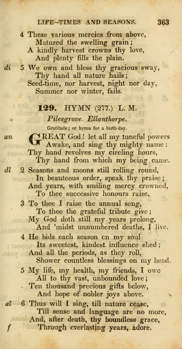 Psalms and Hymns, Adapted to Public Worship: and approved by the General Assembly of the Presbyterian Church in the United States of America: the latter being arranged according to subjects... page 363